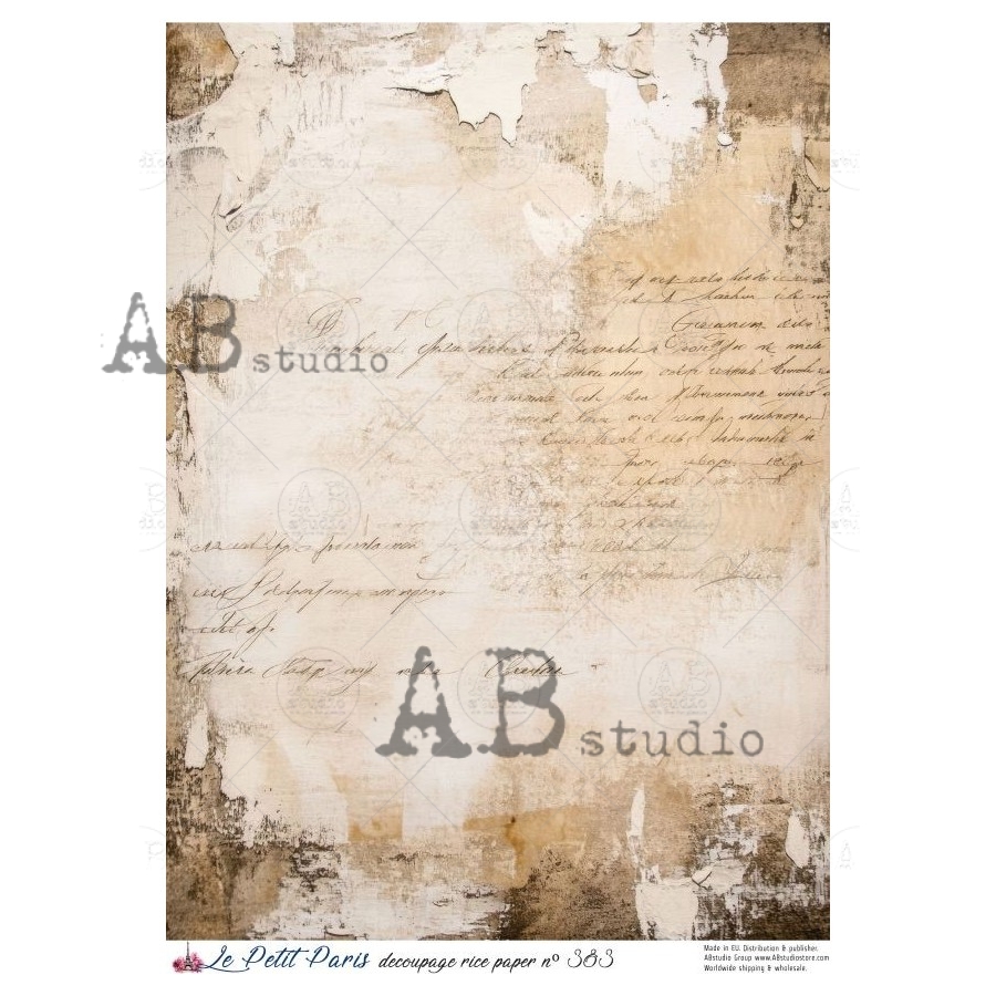 Hârtie de orez – Scrittura Background – A4 1 Hârtie de orez – Scrittura Background – A4