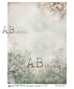 Hârtie de orez – Wild Meadow – A4