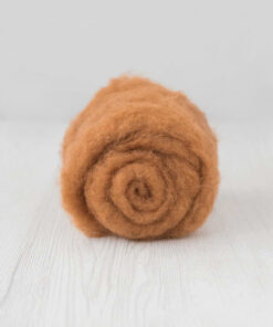 Lână Cardată Bergschaf - 100 g - CINNAMON