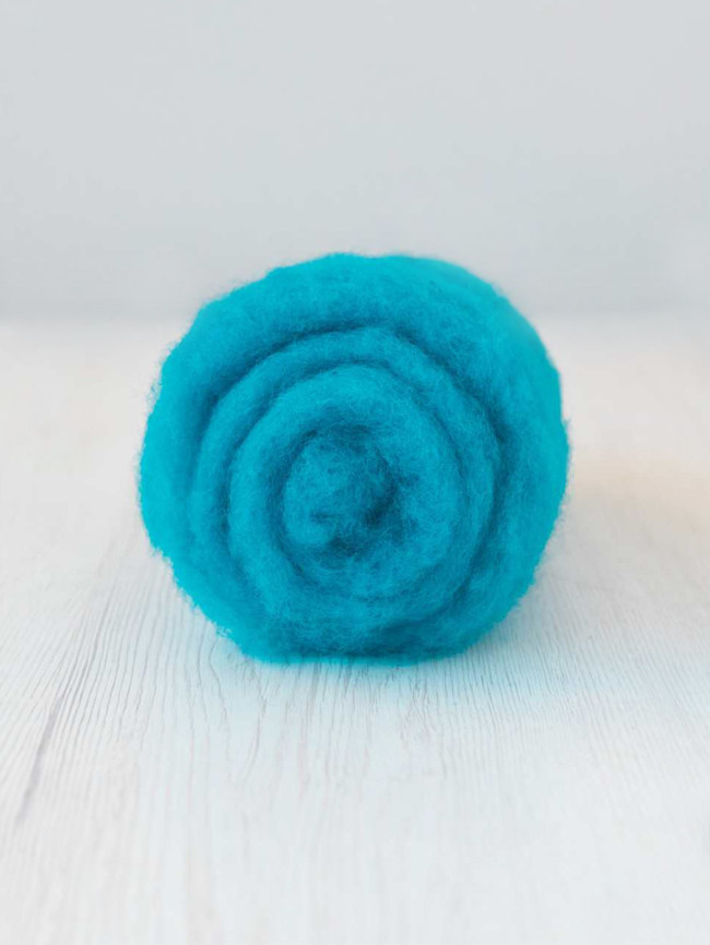 Lână Cardată Bergschaf - 100 g - COBALT 1 Lână Cardată Bergschaf - 100 g - COBALT