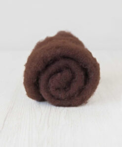 Lână Cardată Maori - 100 g - CHOCOLATE