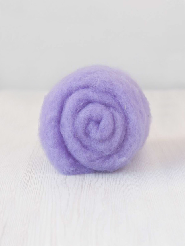 Lână Cardată Maori - 100 g - LAVENDER 1 Lână Cardată Maori - 100 g - LAVENDER
