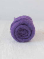Lână Cardată Maori - 100 g - VIOLET