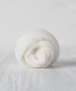 Lână fină Alpaca Baby - NATURAL WHITE - 100 g