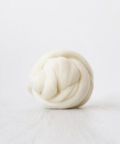 Lână fină Corriedale - NATURAL WHITE - 100 g