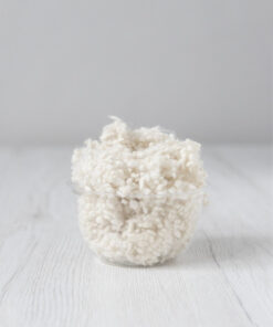 Nepps Merinos – fibre decorative din lână - NATURAL WHITE - 100 g