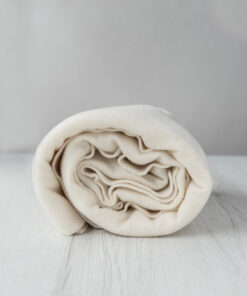 Prefelt din lână merinos extrafină – NATURAL WHITE - 170x130 cm