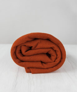 Prefelt din lână merinos extrafină – RUST - 170x130 cm