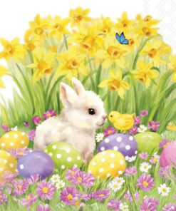 Șervețel - Easter Friends - 33x33 cm