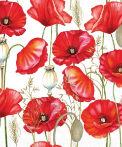 Șervețel - Poppy all Over - 33x33 cm