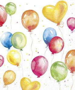 Șervețel – Birthday Balloons – 33×33 cm