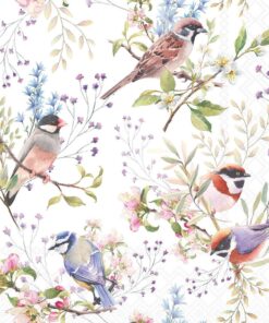 Șervețel – Busy Birds – 25x25 cm