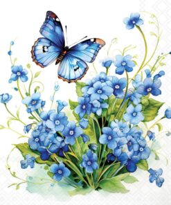 Șervețel – Forget me Not – 33×33 cm