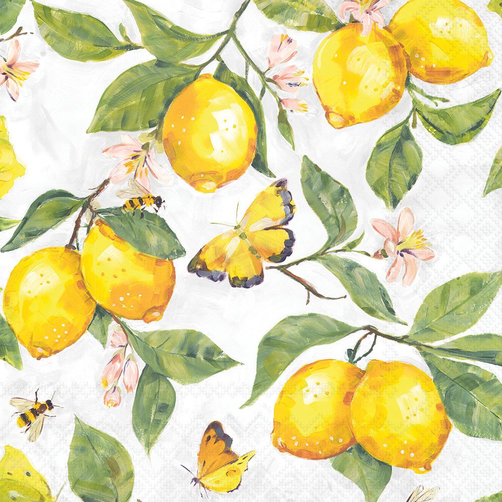 Șervețel – Fresh Lemons – 25x25 cm 1 Șervețel – Fresh Lemons – 25x25 cm