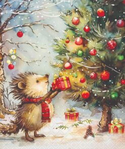 Șervețel – Present for Hedgehog – 25x25 cm