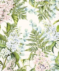 Șervețel – Soft Lilacs cream – 33×33 cm