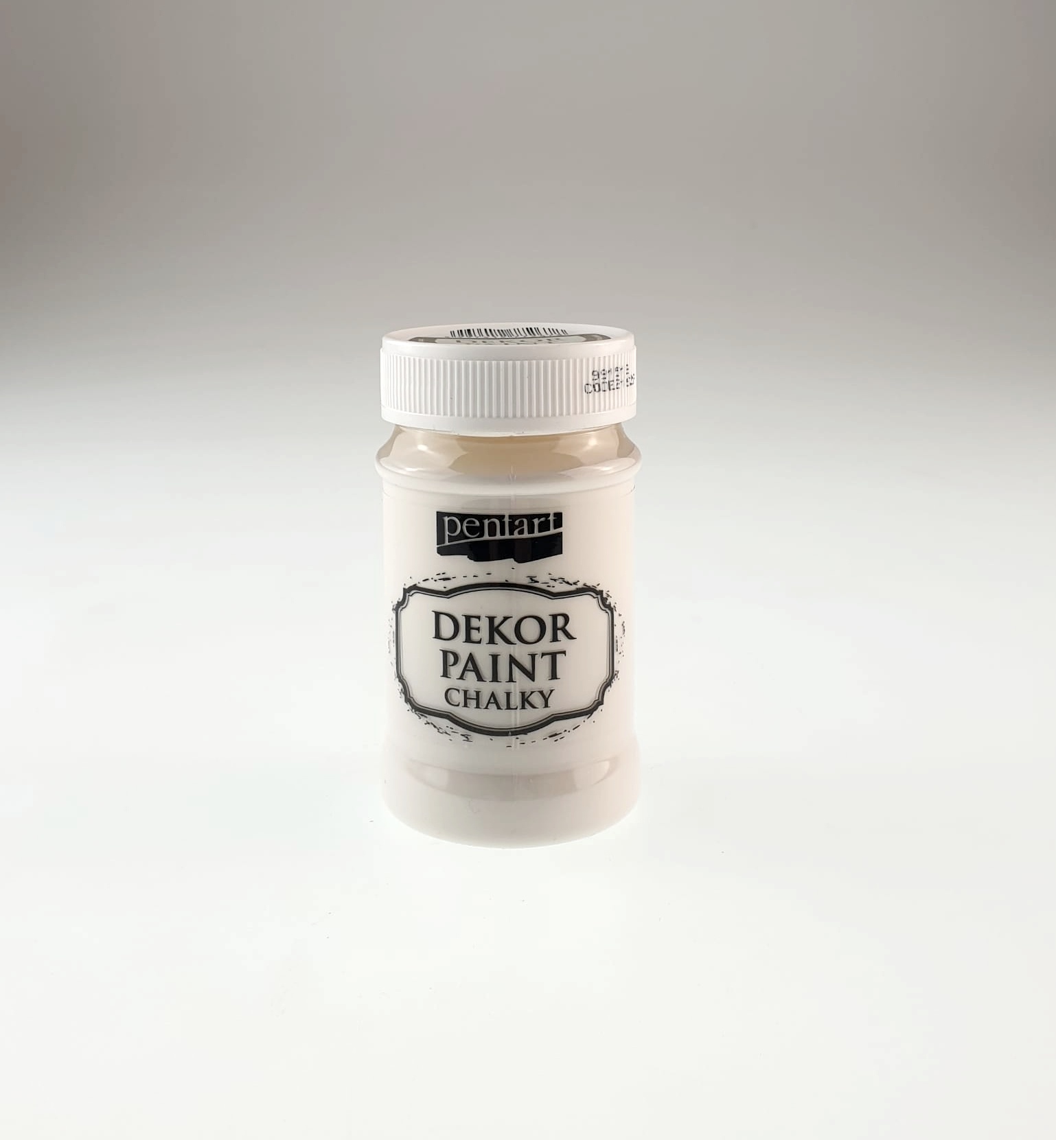 Vopsea Decor Paint Chalky – Alb Crem – 100 ml – Pentart 1 Vopsea Decor Paint Chalky – Alb Crem – 100 ml – Pentart