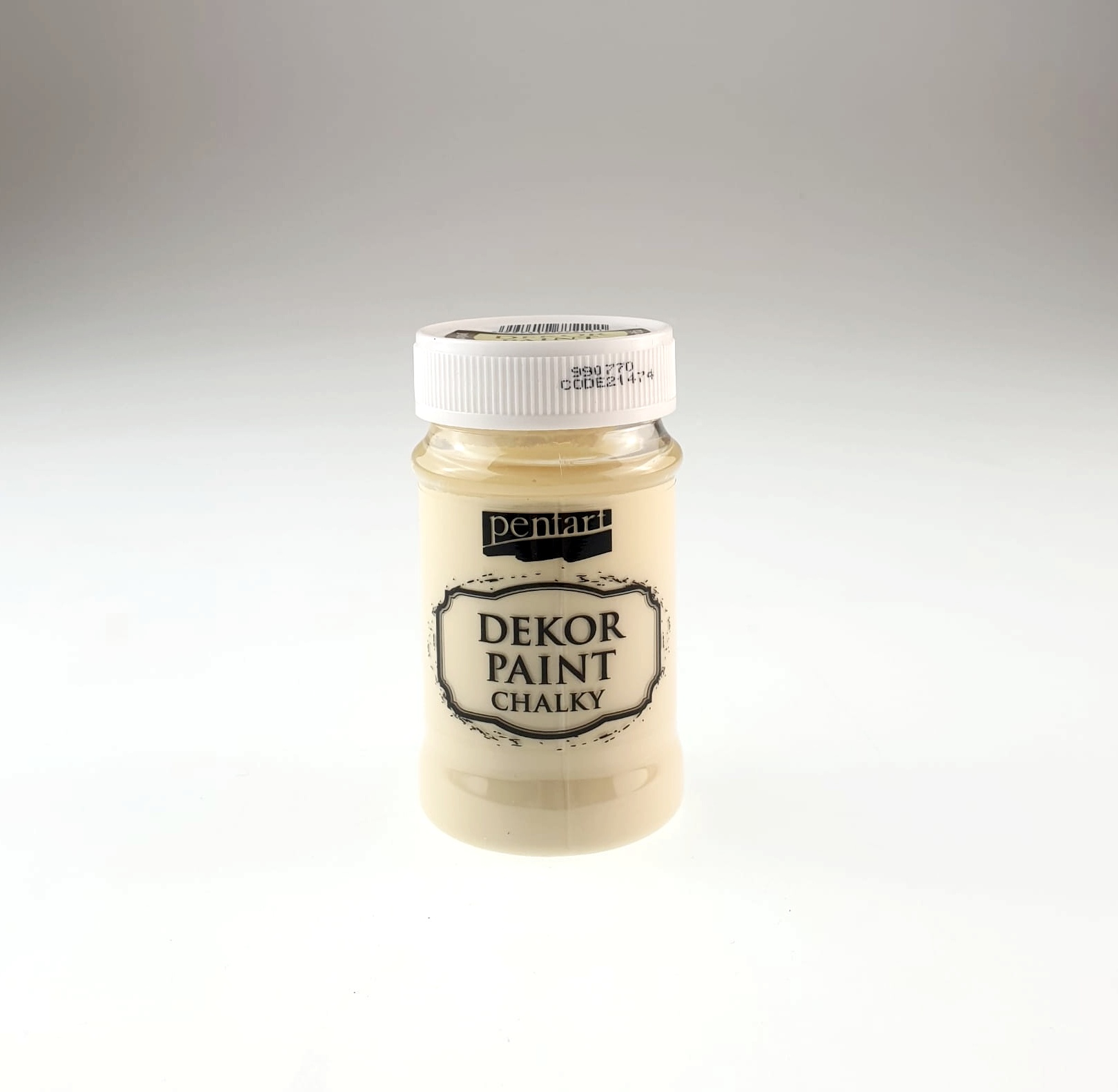 Vopsea Decor Paint Chalky – Galben – 100 ml – Pentart 1 Vopsea Decor Paint Chalky – Galben – 100 ml – Pentart
