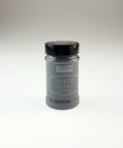Vopsea Decor Paint Chalky – Gri Grafit – 100 ml – Pentart