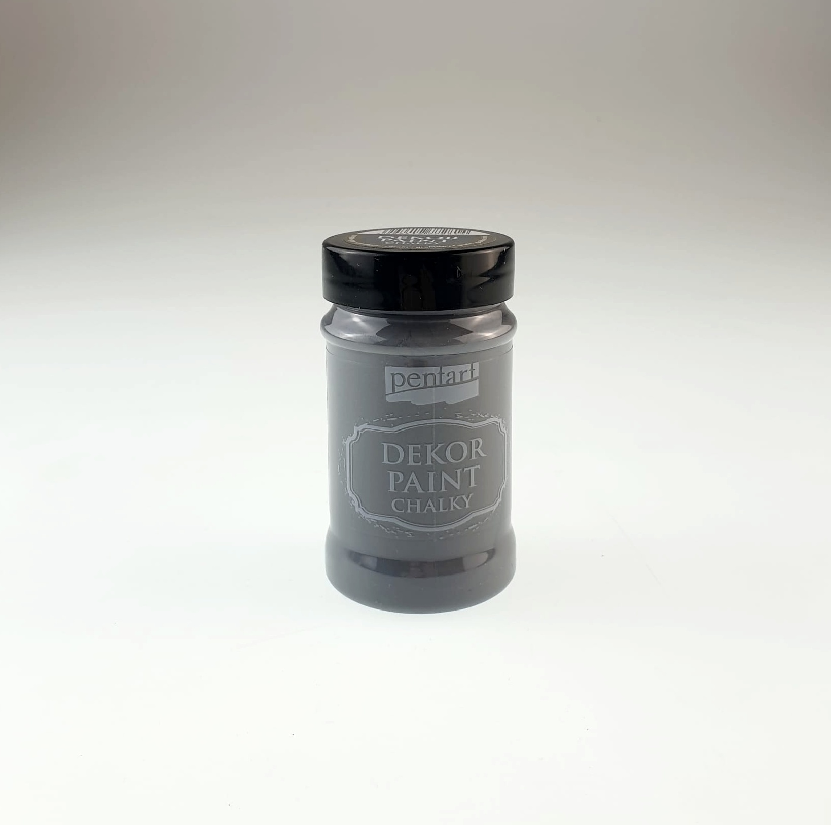 Vopsea Decor Paint Chalky – Gri Grafit – 100 ml – Pentart 1 Vopsea Decor Paint Chalky – Gri Grafit – 100 ml – Pentart