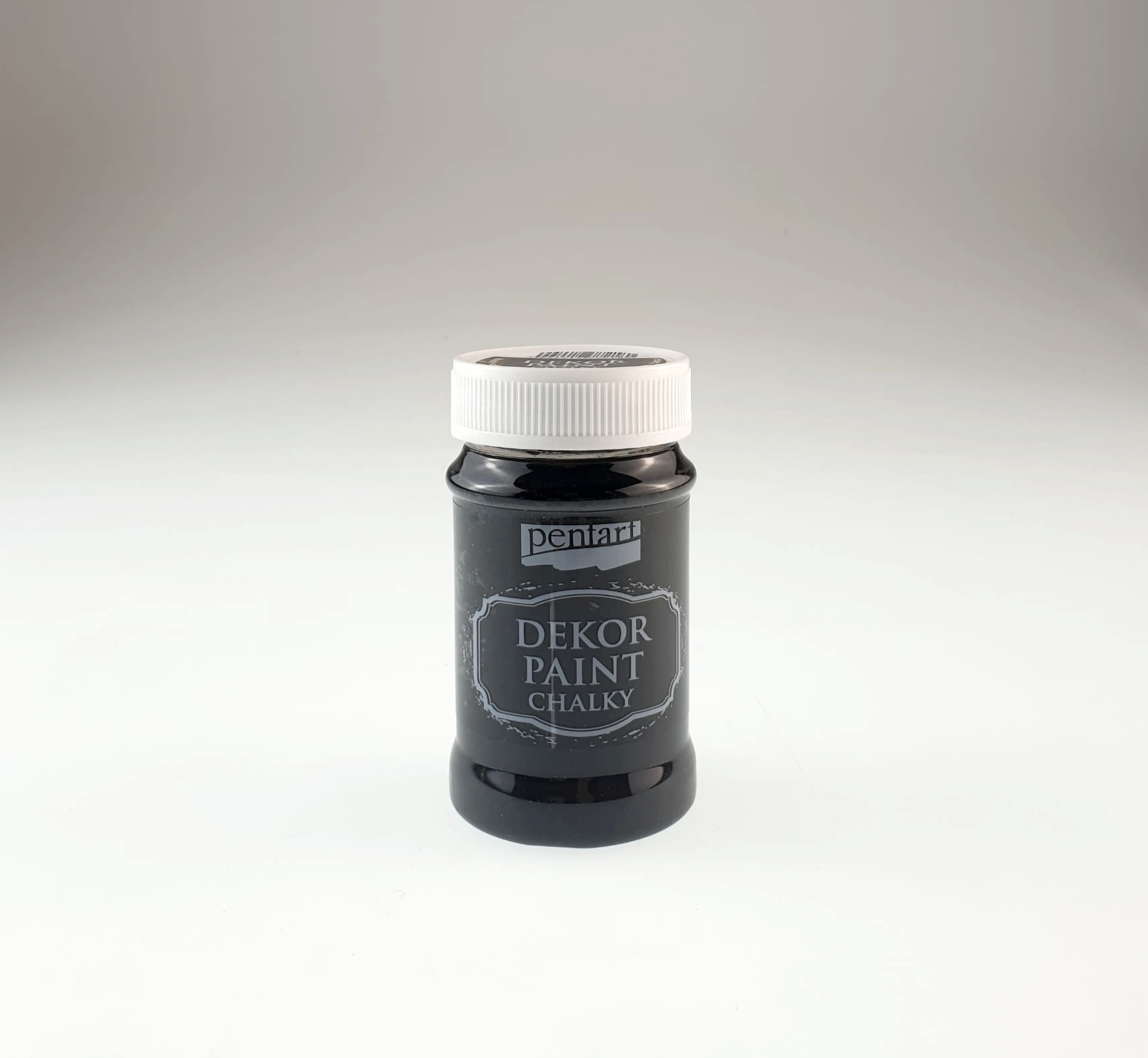 Vopsea Decor Paint Chalky – Negru – 100 ml – Pentart 1 Vopsea Decor Paint Chalky – Negru – 100 ml – Pentart