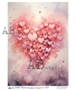 Hârtie de orez - The Hearts – A4