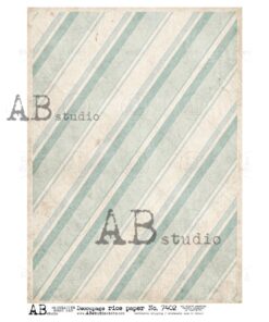 Hârtie de orez – Diagonal Stripes Pattern – A4