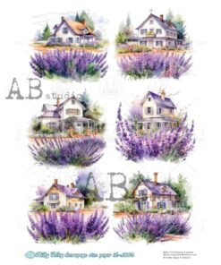 Hârtie de orez – Lavender – A4