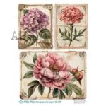 Hârtie de orez – Lovely Flowers – A4