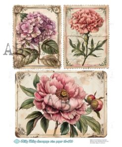 Hârtie de orez – Lovely Flowers – A4