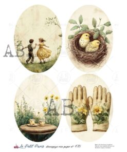 Hârtie de orez – Moments in Yellow – A4