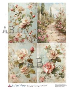 Hârtie de orez – Roses in 4 acts – A4