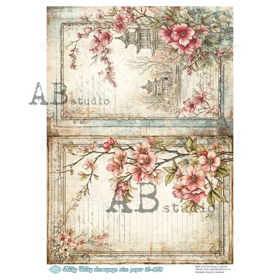 Hârtie de orez – Sakura – A4 1 Hârtie de orez – Sakura – A4