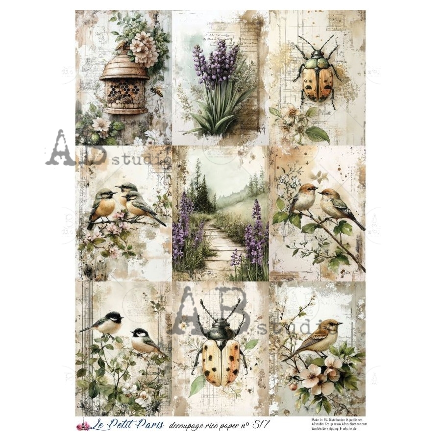 Hârtie de orez – Spring Inspiration – A4 1 Hârtie de orez – Spring Inspiration – A4