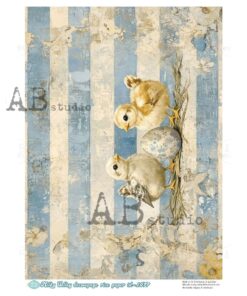 Hârtie de orez – The Chickens and the Egg – A4