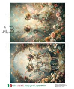 Hârtie de orez – The Fairies - A4