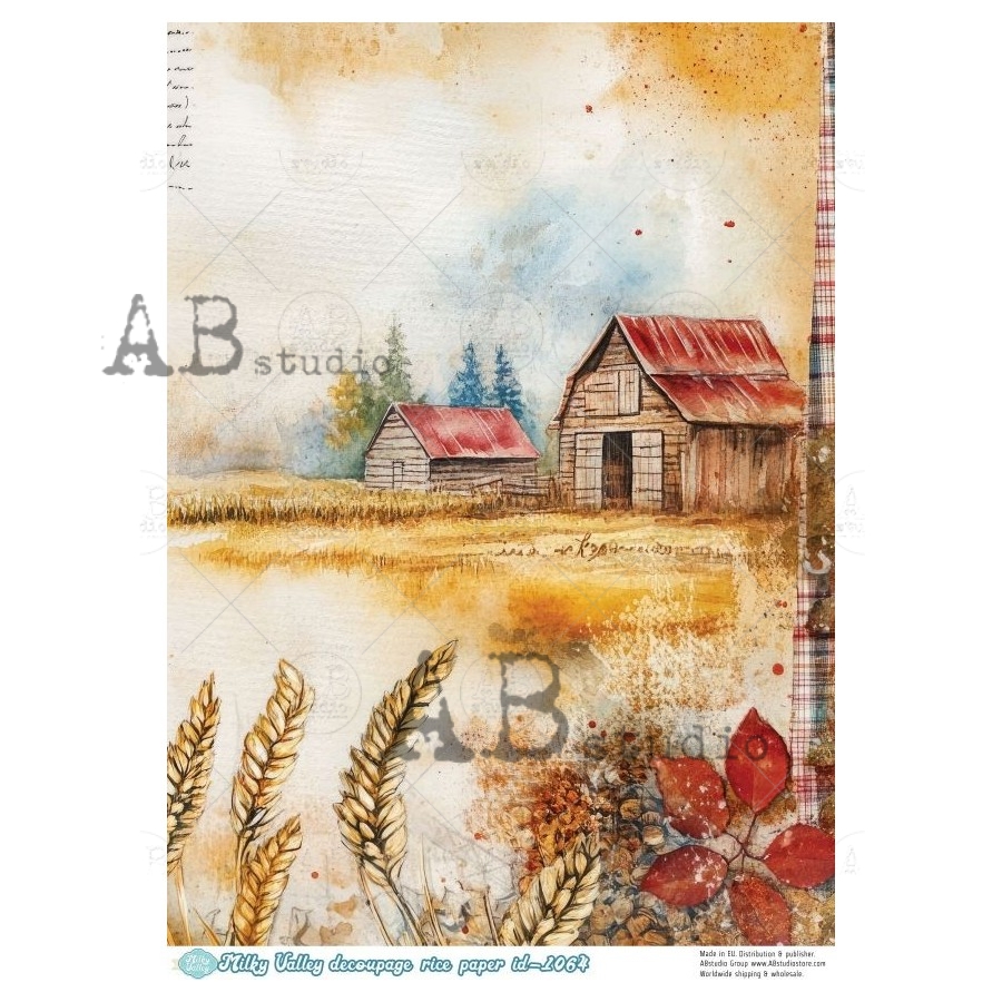 Hârtie de orez – The Farm - A4 1 Hârtie de orez – The Farm - A4