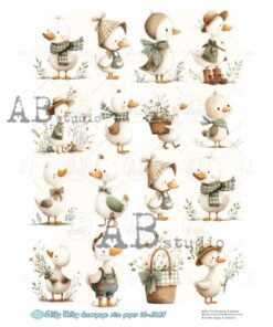 Hârtie de orez – The Little Duck 2 - A4