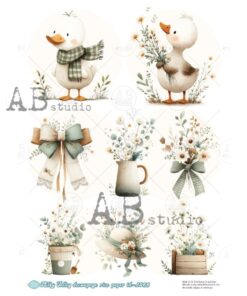 Hârtie de orez – The Little Duck - A4