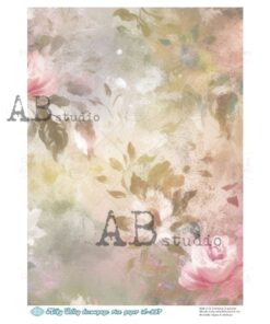 Hârtie de orez – Watercolor Wallpaper – A4