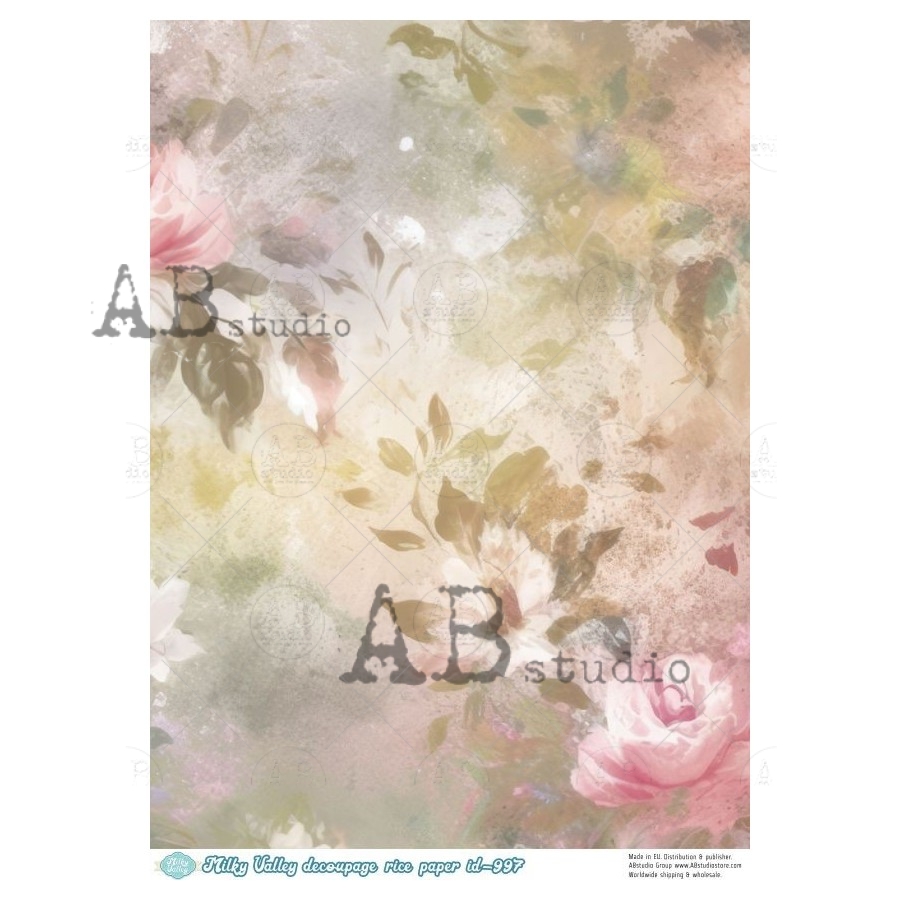 Hârtie de orez – Watercolor Wallpaper – A4 1 Hârtie de orez – Watercolor Wallpaper – A4
