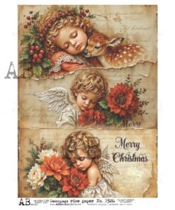Hârtie de orez – Angel and Bambi 2 – A4