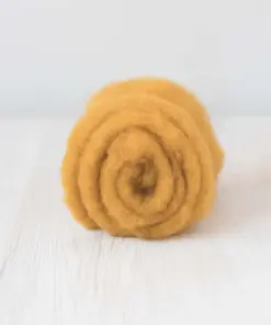 Lână Cardată Maori – 50 g – SAFFRON