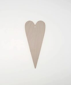 Figurină inimă – formă alungită – 23x10 cm