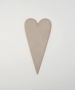 Figurină inimă – formă alungită – h 23 cm