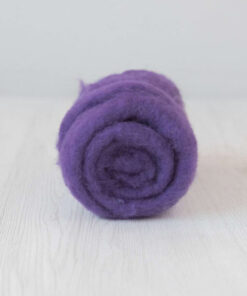 Lână Cardată Maori – 50 g – VIOLET
