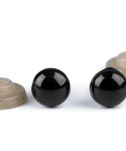 Set ochi negri - confecționare jucării - 1 cm