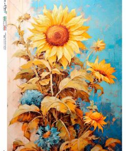 Hârtie de orez – Sunflower – A5