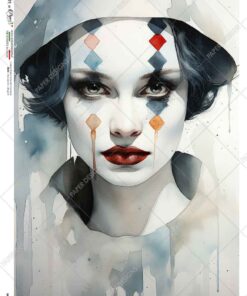 Hârtie de orez – Harlequin – A5