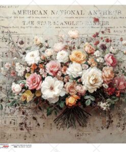 Hârtie de orez – Bunch of Flowers - A5